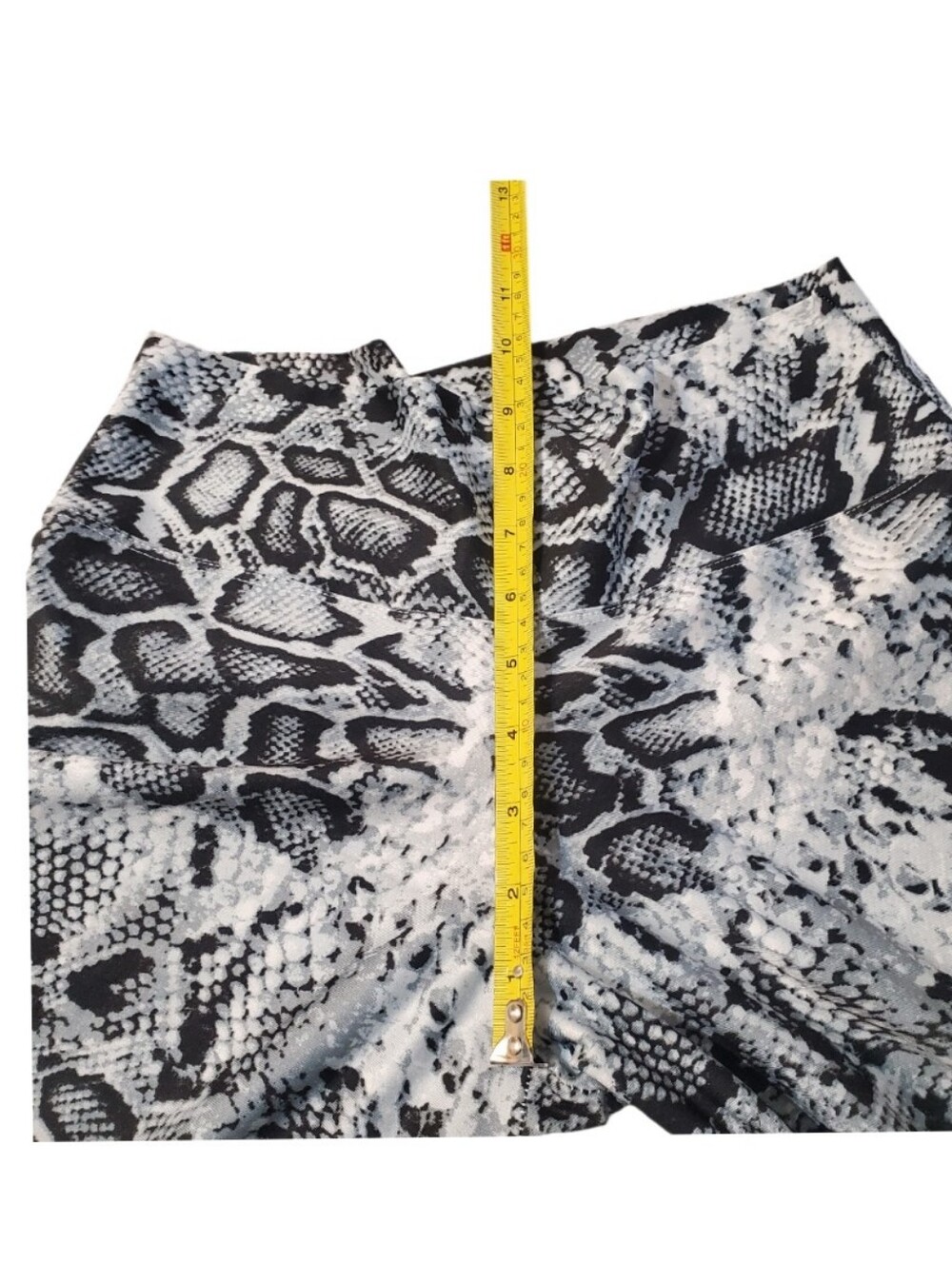 Beup Yoga Black‎ and White Snake Print Leggings Medium - Picture 4 of 6
